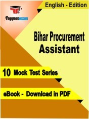 eBook of BIHAR PROCUREMENT ASSISTANT Exam (10 Mock Test/Practice Set) in PDF Format in English