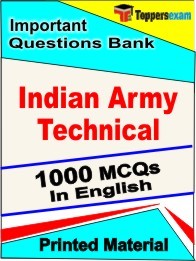 Indian Army Technical  Exam Objective MCQ Book in English
