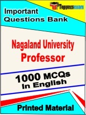Nagaland University Professor Test  Book in English - Objective MCQ