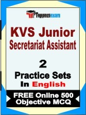KVS Junior Secretariat Assistant Exam Practice Set Book in English