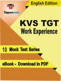 KVS TGT Work Experience Test PDF Book in English - Mock Test/Practice Set