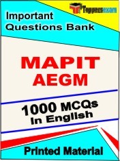MAPIT AEGM Test  Book in English - Objective MCQ