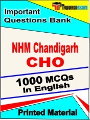 NHM CHANDIGARH CHO Exam 1000 Objective MCQ / Question Bank in English Book / Printed Material.