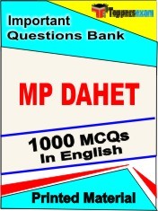 MP DAHET Exam 1000 Objective MCQ / Question Bank in English Book / Printed Material.