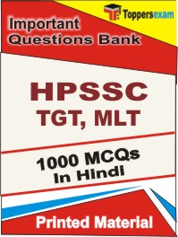 HPSSC TGT, MLT Book in Hindi - Objective MCQ