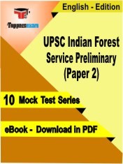eBook of UPSC Indian Forest Service Preliminary Paper 2 Exam (10 Mock Test/Practice Set) in PDF Format in English