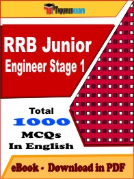 RRB Junior Engineer Stage 1 Exam PDF Book In English - MCQ / Objective Questions