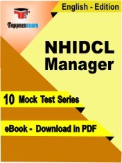 eBook of NHIDCL Manage Exam (10 Mock Test/Practice Set) in PDF Format in English