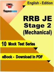 RRB Junior Engineer Stage 2 (Mechanical) Exam PDF Book In English - Mock Test/Practice Set