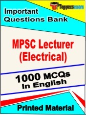 MPSC LECTURER (ELECTRICAL) Exam 1000 Objective MCQ / Question Bank in English Book / Printed Material.