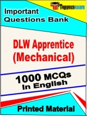 DLW Apprentice (Mechanical) Exam 1000 Objective MCQ / Question Bank in English Book / Printed Material.