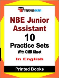 NBE Junior Assistant Book in English - Practice Set