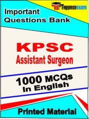 KPSC Assistant Surgeon Exam Book in English - Objective MCQ