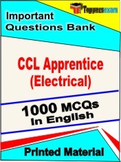 CCL Apprentice (Electrical) Exam 1000 Objective MCQ / Question Bank in English Book / Printed Material.