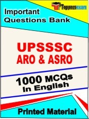 UPSSSC ARO & ASRO Test  Book in English - Objective MCQ