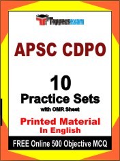 APSC CDPO Exam 10 Practice Sets Book English & FREE Online 500 Objective MCQ.