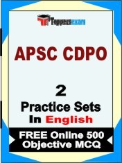 APSC CPDO Exam Book in English - Question Paper / Practice Set