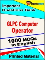 GLPC Computer Operator Exam 1000 Objective MCQ / Question Bank in English Book / Printed Material.