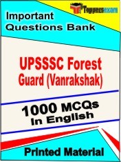 UPSSSC Forest Guard (Vanrakshak) Exam Objective MCQ Book in English