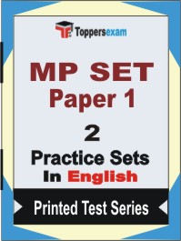 MP SET (Paper 1) Book in English - Question Paper / Practice Set