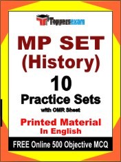MP SET History Book in English - Practice Set