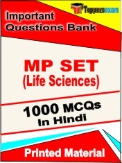 MP SET (Life Sciences) Exam 1000 Objective MCQ / Question Bank in Hindi Book / Printed Material.