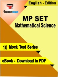 MP SET Mathematical Science Test PDF Book in English - Mock Test/Practice Set
