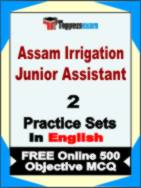 Assam Irrigation Junior Assistant Test Book in English - Question Paper / Practice Set