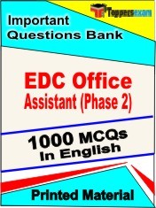 EDC Office Assistant Phase 2 Exam Objective MCQ Book in English