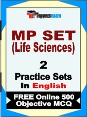 MP SET (Life Sciences) Exam 2 Mock Test / Practice Sets Book English & FREE Online 500 Objective MCQ.