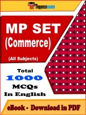 MP SET (COMMERCE) PDF Book In English