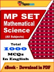 EBook of MP SET Mathematical Science Exam (Objective Questions /MCQ) PDF in English