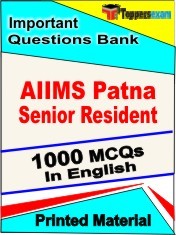 AIIMS Patna Senior Resident Exam 1000 Objective MCQ / Question Bank in English Book / Printed Material.