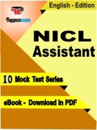 NICL Assistant PDF Book In English - Mock Test/Practice Set