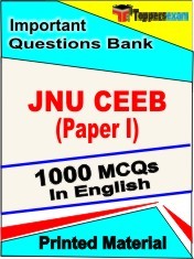 JNU CEEB Paper 1 Exam 1000 Objective MCQ / Question Bank in English Book / Printed Material.