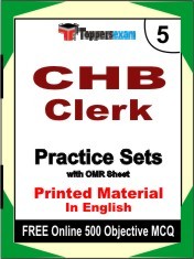 CHB Clerk Exam 5 Mock Test / Practice Sets Book English & FREE Online 500 Objective MCQ.