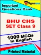 BHU CHS SET Class 9 Test Book in English - Objective MCQ