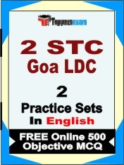 2 STC Goa LDC Book in English - Question Paper / Practice Set