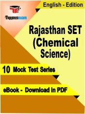 eBook of Rajasthan SET (Chemical Science) Exam (10 Mock Test/Practice Set) in PDF Format in English