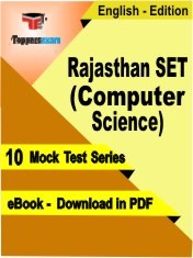 Rajasthan SET (Computer Science) Exam PDF Book In English - Mock Test/Practice Set