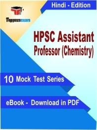 HPSC Assistant Professor Chemistry PDF Book In Hindi