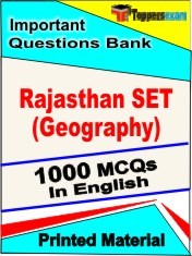 Rajasthan SET (Geography) Book in English - Objective MCQ
