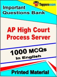 AP High Court Process Server Book in English - Objective MCQ