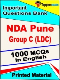 NDA Pune Group C LDC Book in English - Objective MCQ
