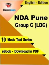 eBook of NDA Pune Group C LDC Exam (10 Mock Test/Practice Set) in PDF Format in English