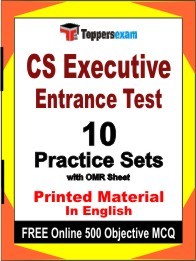 CS Executive (Corporate & Management Accounting) Module 2 (Paper - 5) Exam 10 Practice Sets Book English & FREE Online 500 Objective MCQ.
