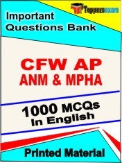 CFW AP ANM & MPHA Test Book in English - Objective MCQ