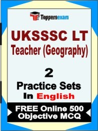 UKSSSC LT Teacher (Geography) Exam Practice Set Book in English