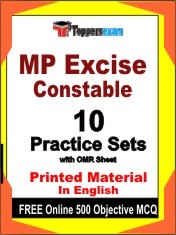 MP Excise Constable Book in English - Practice Set