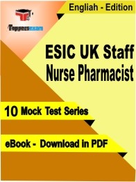 ESIC UK Staff Nurse Pharmacist PDF Book In English